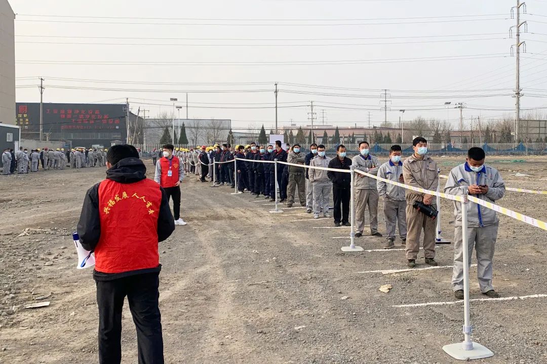同心同力齊抗疫-鍍鋁鋅鋼板代理廠家宏鑫源全員核酸檢測有序進行鍍鋁鋅鋼板、鍍鋁鋅鋼板廠家、鍍鋁鋅鋼板價格(圖4)